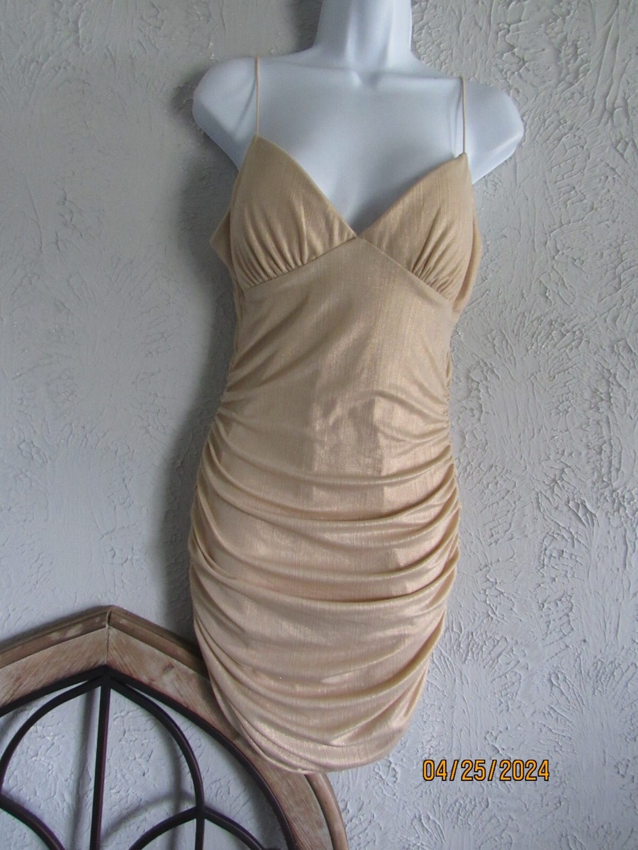 B. Darlin nwt sz 13/14 cappuccino bodycon party dress bra ruched sides sexy  | eBay