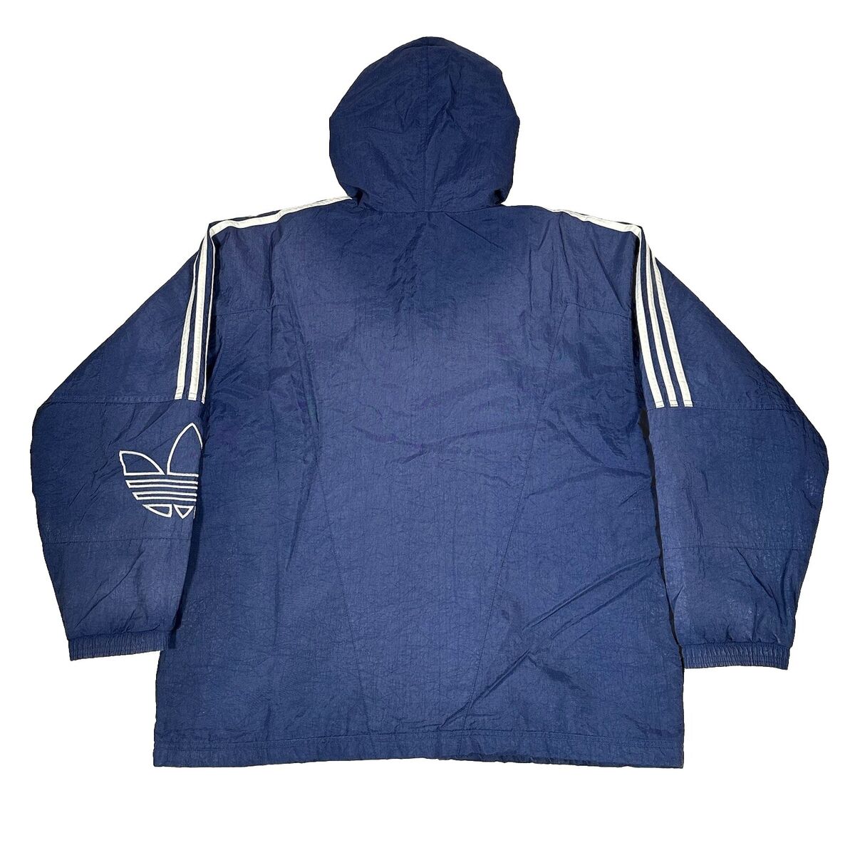 Vintage 90s Adidas Trefoil 3 Stripe Heavy Jacket Puffer Coat Vintage 90s Adidas Trefoil 3 Stripe Heavy Jacket Puffer Coat