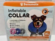 Ben mate Inflatable collar XL for Dogs Surgery Rashes Medical Injury Rainbow