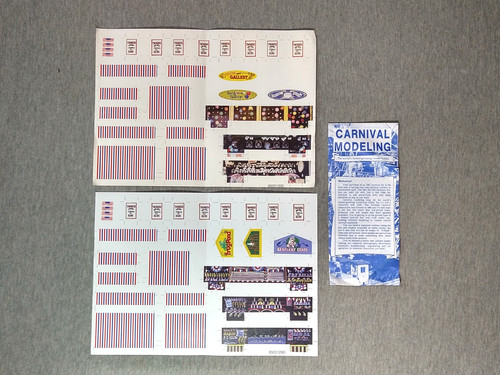Calcomanías de concesiones de carnaval IHC HO para kits 5120 y 5129 ~ TS | Zustand: New