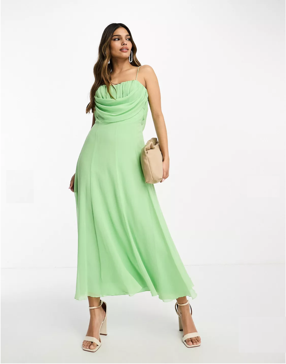 neon green corset dress LaDivine CD265 Prom Dress - Neon Green main image 1