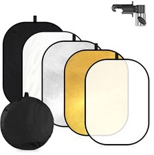 5-in-1 Collapsible Reflector 59x79in for Photography Lighting Effects