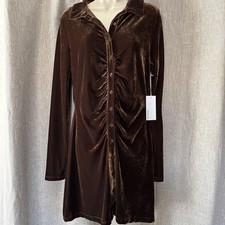 Reformation Isa Dress - Chestnut - Size L NWT