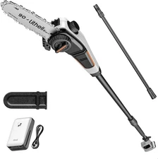 Litheli U20 Pole Saw for Tree Trimming, 8'' Electric Cordless Saws, Trimmer... 