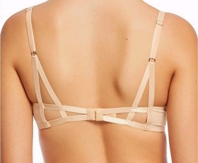 Dita Von Teese Dahlia Balconette Bra 38D Light Blue Lace Cage Strappy D58457