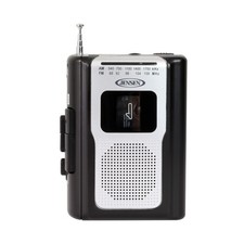 Jensen CR-100 Retro Portable AM/FM Radio Personal Cassette Player Compact Lig...