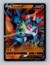 Lucario V SWSH08: Fusion Strike 146/264 carta Pokemon Holo ultra rara TCG