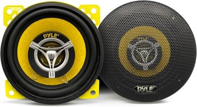 Pyle Car Two Way Speaker Pro 4 Inch 140 Watt 4 Ohm Mid Audio Sound (Open Box)