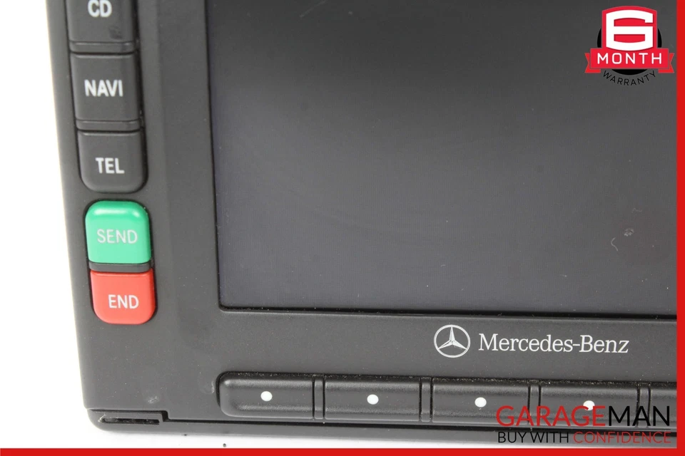 02-05 Mercedes W163 ML500 передняя панель навигации CD AM FM экран 1638203186 OEM - Изображение 3 из 4