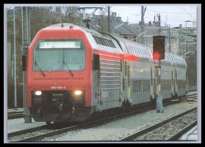 Ansichtskarte Eisenbahn / S-Bahn Re 450 050 + B + AB + Bt