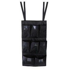 Cleaning Housekeeping Trolley Tool Trash Can Organizer Black