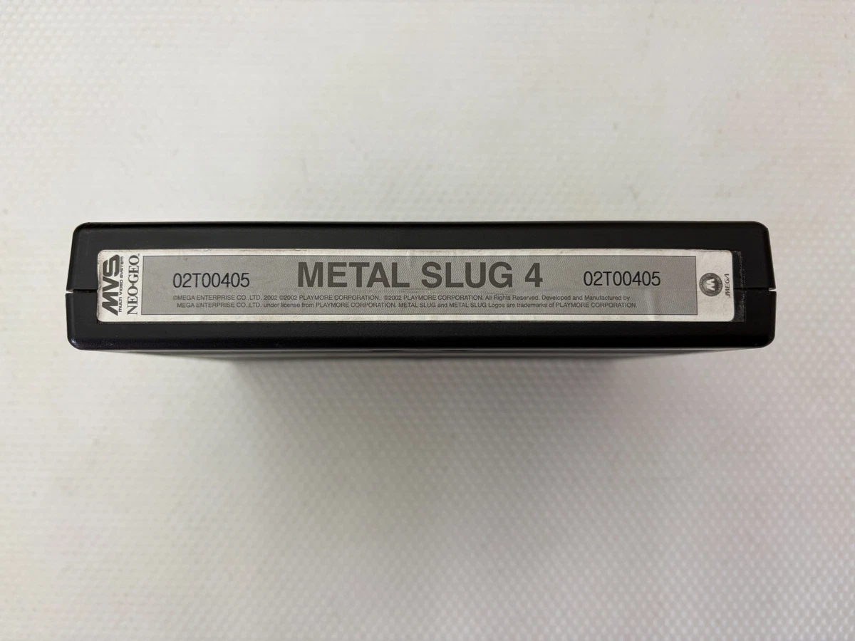 Metal Slug 4 – SNK Neo Geo MVS – Cartouche Originale – Japon – Action
