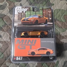 1/64 MINI GT LB WORKS FORD MUSTANG LB GOLD