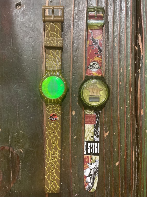 Vintage  1997 Jurassic Park Burger King Watches  Needs Batteries