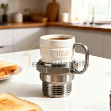 Spark Plug Mug, Ceramic Coffee Cup for Car Lo...