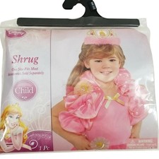 Disney Princess Pink Aurora Dress Up Shrug   Child One Size Fits Most