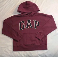 GAP Kids Hoodie Size XL 12 Youth Pullover Hooded Sweatshirt Maroon