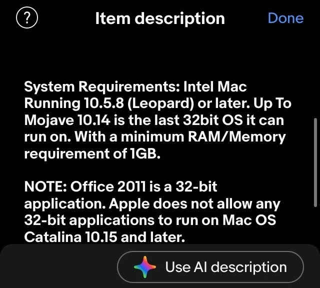 Office 2011 For Mac OS on USB Drive - Image 3 of 3