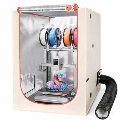 3D Printer Enclosure Resin SLA Ventilation LED Light Temperature Cover