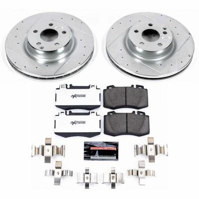 Power Stop Brake Kit For Mercedes-Benz E550 2007-2009 Front Z26 Street Warrior