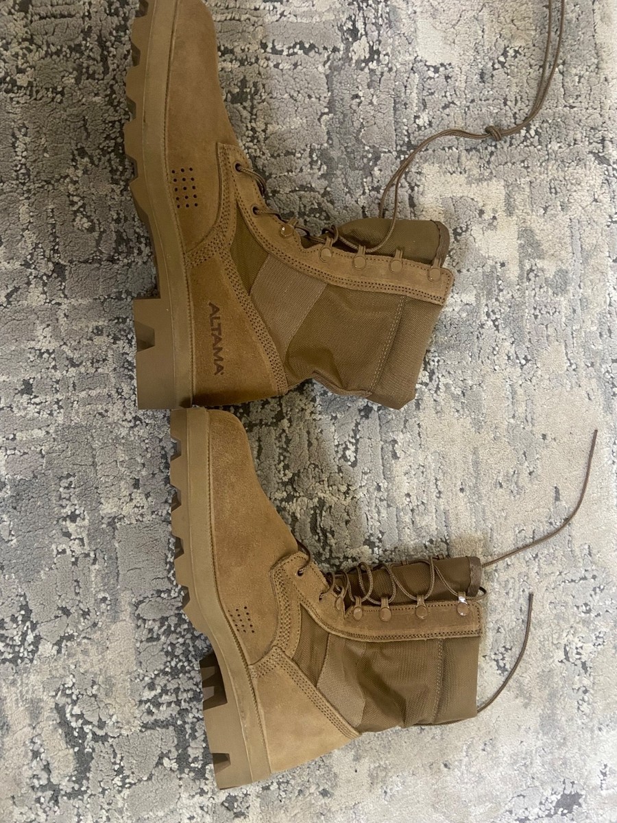 ALTAMA ミリタリーブーツ　スエード altama boots 10.5 coyote brown slip resistant work/hike boots! | eBay