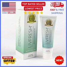 LIVFRESH Toothpaste Gel Clinically Proven to Remove Plaque 250 Better USA