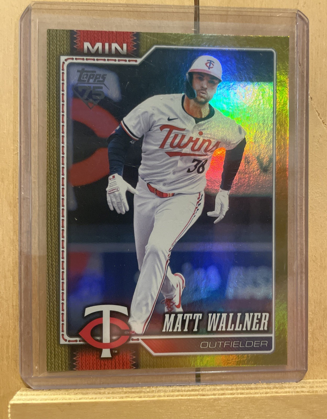 2026 Topps Matt Wallner Gold Foil Parallel /50 Twins