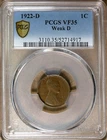 🛡️ 1922-D Lincoln Cent 1C PCGS VF35 Weak D – Top Pop on eBay! Scarce Key Wheat