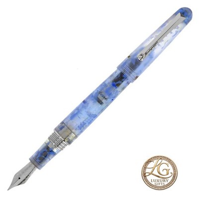 Montegrappa Elmo Ambiente Ocean Fountain Pen Fine ISEER New Box