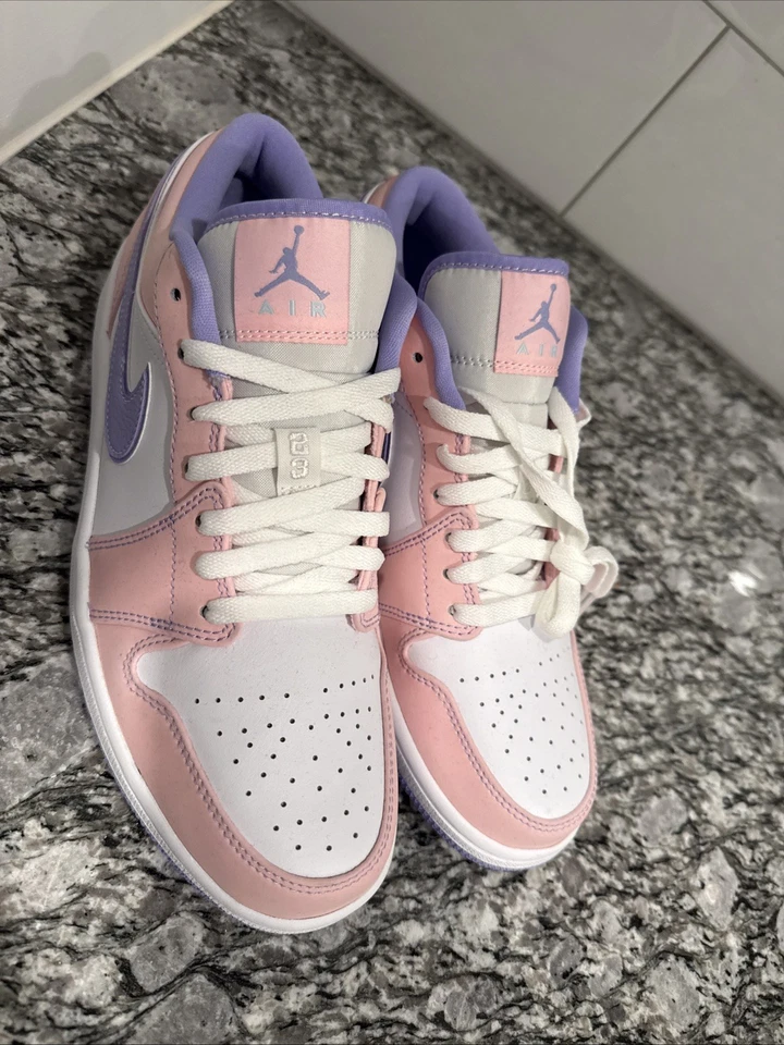 Air Jordan 1 Low SE púrpura blanco, nuevo nunca usado Foto 4 de 4