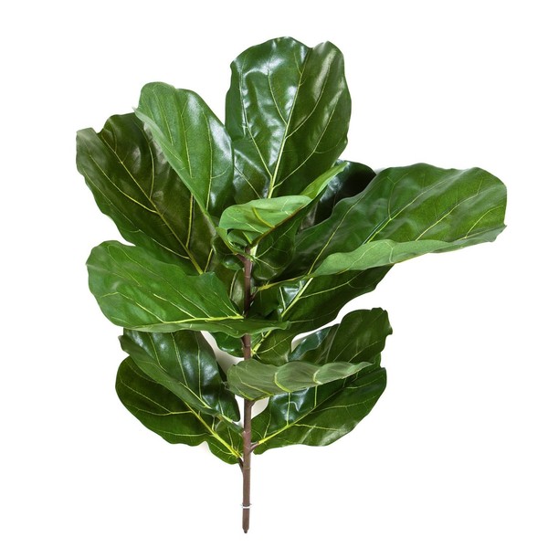 Artplants KüNstlicher Ficus Lyrata Atika Auf Steckstab, GrüN, 75Cm-image