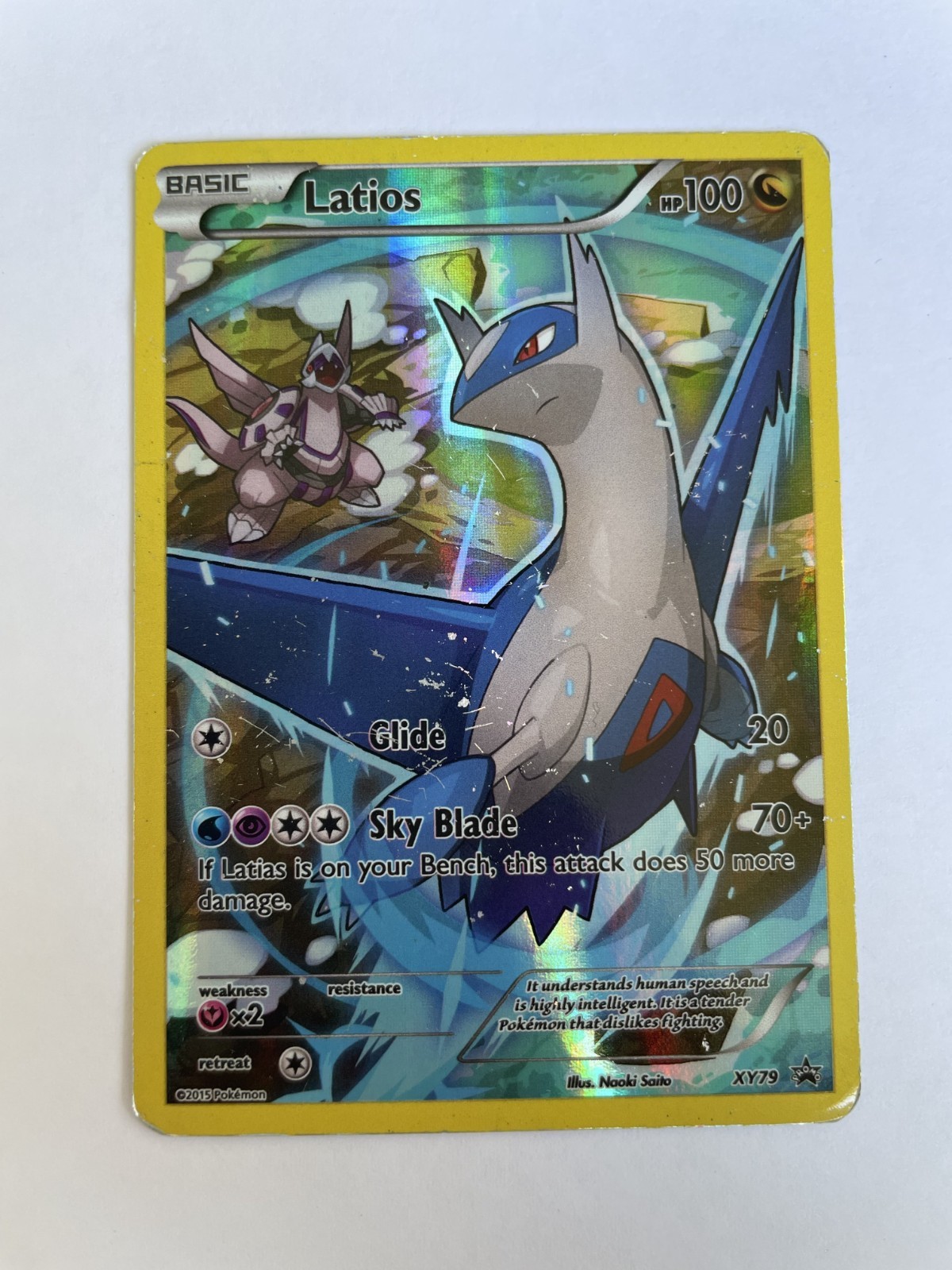 Latios XY79 2015 Pokémon TCG - Black Star Promo Full Art Ultra Rare Holo - HP