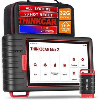 THINKCAR ThinkScan Max 2 Full OBD2 Scanner Diagnostic with CAN-FD, FCA AutoAuth