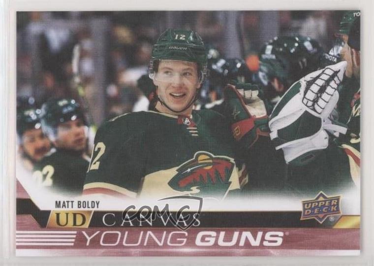 2022-23 Upper Deck Series 1 UD Canvas Young Guns Matt Boldy #C93 Rookie RC