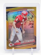 JAN STENERUD 2025 PRIZM GOLD #204 CHIEFS FOOTBALL /10 Q5384