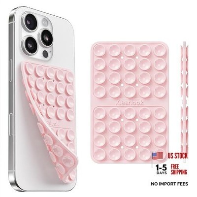 Klearlook Silicone Double-Sided Suction Cup Phone Case Detachable Light Pink