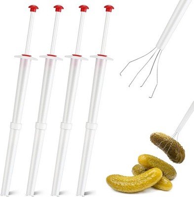 Stainless Steel Pickle Grabber Tool 2 Pack