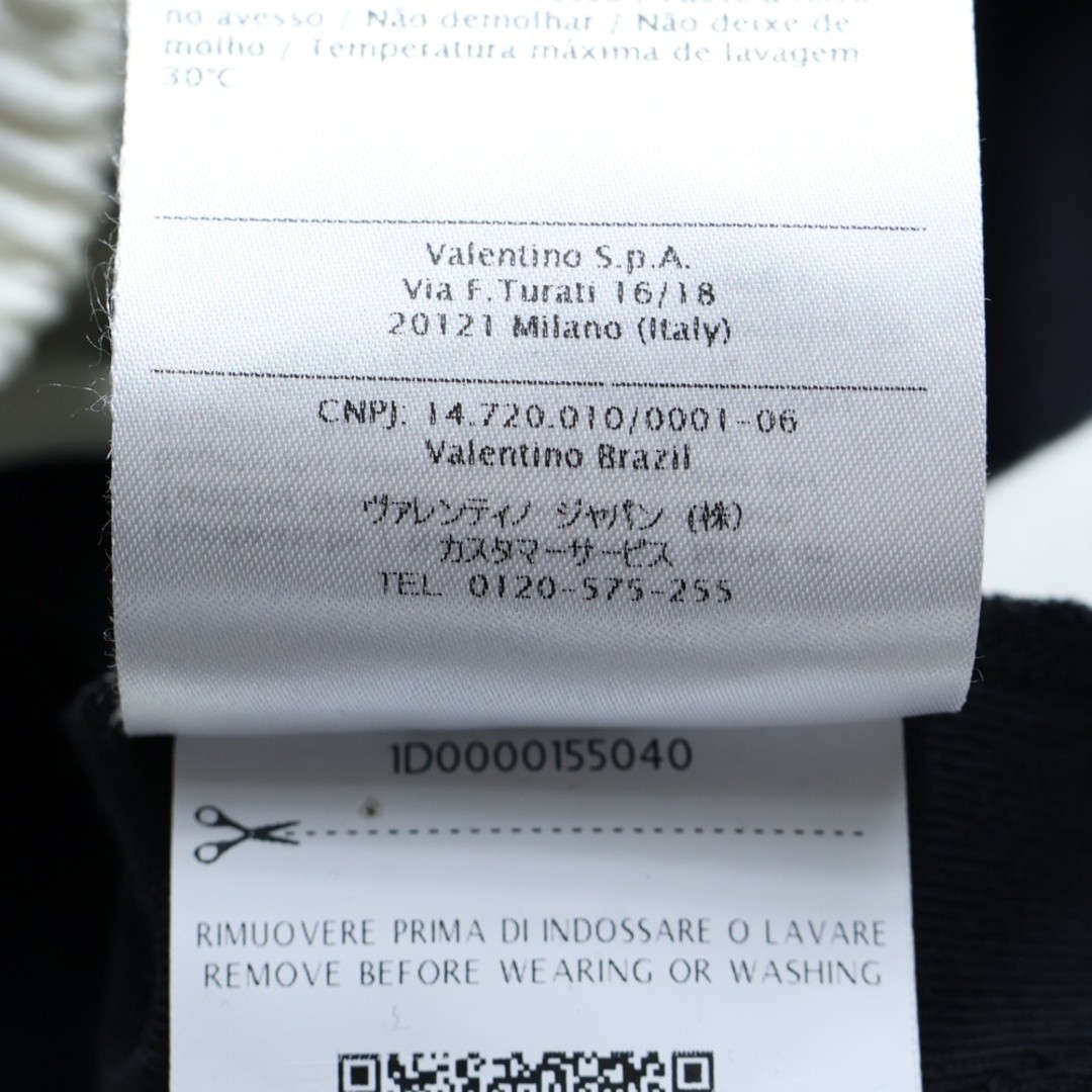 VALENTINO Back Logo Print Sideline Sweatpants Black white QV0MD00P5 7v Used 261e thumbnail 8