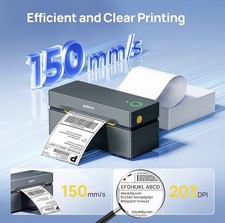 PL08E Royal Mail Evri 4x6 Bluetooth wireless 50 Label Printer iPhone Android USB