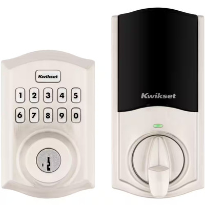 Homeconnect 620 Satin Nickel Traditional Z-Wave Long Range Enabled Keypad Smart