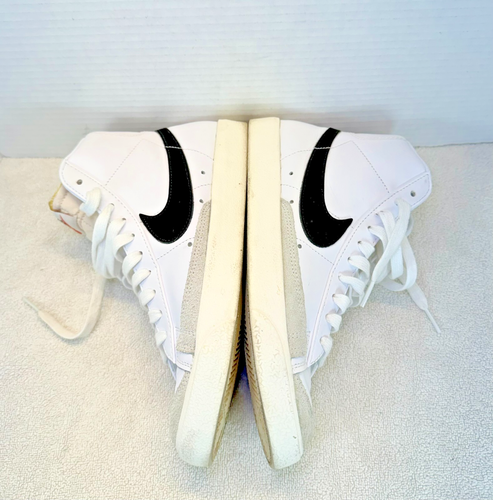 Size 8 - Nike Blazer 77 Vintage Mid White Black W - Afbeelding 8 van 10