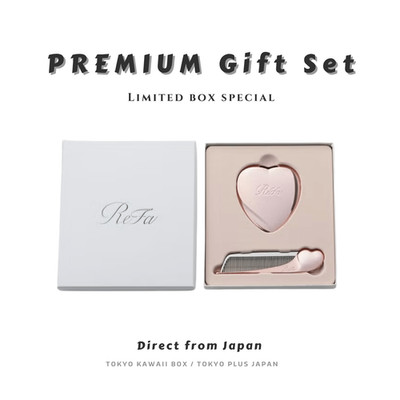 ReFa Heart Comb & Mirror Gift Set LimitedBox Japan Authentic Premium Beauty Gift