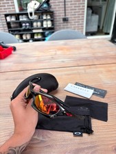 Oakley Splice Sunglasses Iiridium Red - Nieuw