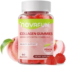 Collagen Gummies for Women with Biotin and Vitamins