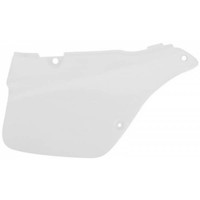 Seitentische Nummernhalter UFO Suzuki Rm 250 1989 -1990 1991 1992 Weiß