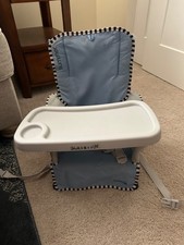Summer Infant Pop N Sit Portable Booster Seat Blue Folding Travel Baby Chair