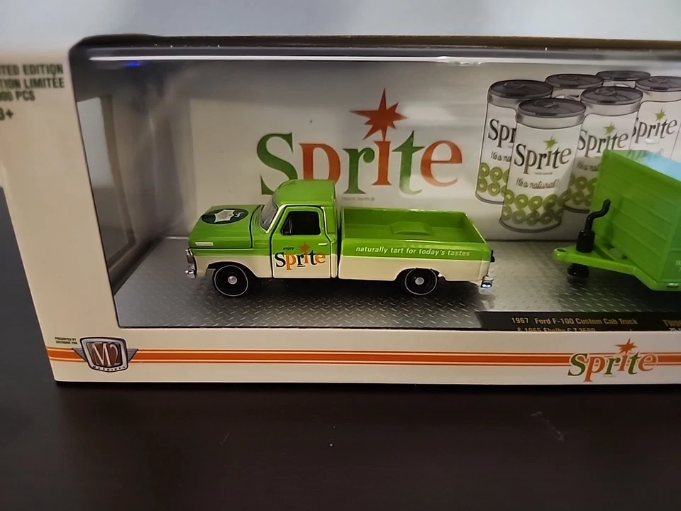 M2 Sprite 1967 Ford F-100 Custom Cab Truck & 1965 Shelby G.T. 350R CHASE - Image 2 of 4