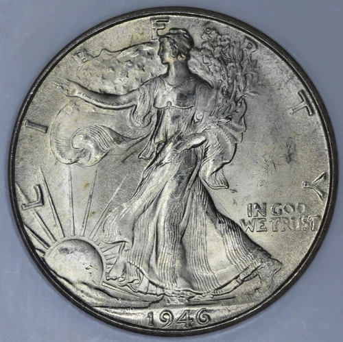 Photo of a 1946-D Walking Liberty Half Dollar from an eBay listing that sold on Jul 20, 2026