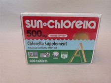Sun Chlorella 500mg Chlorella Supplement 600 Tablets Best By Feb 2026 New Sealed