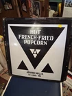vintage porcelain sign for Hot French-Fried Popcorn